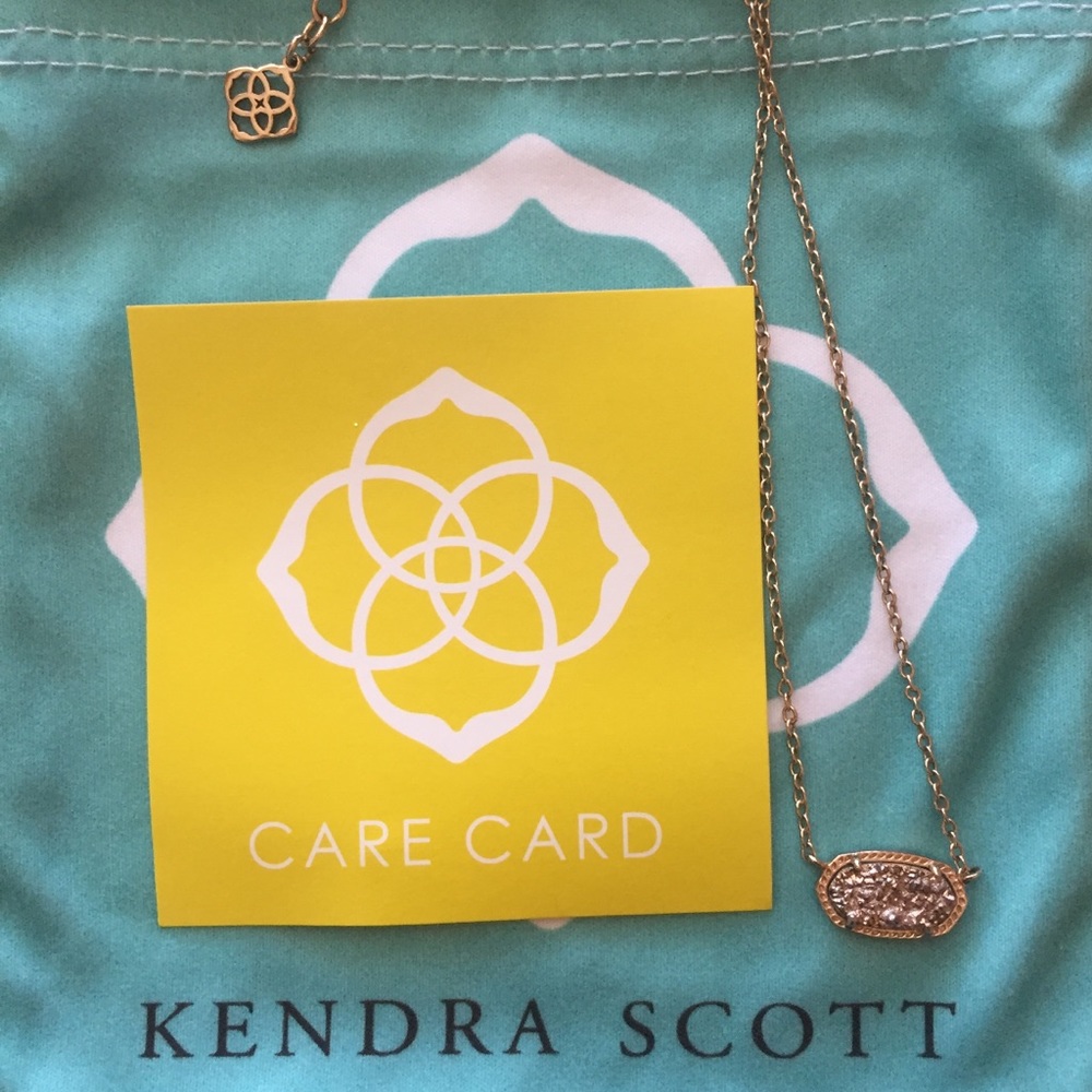 Kendra Scott Rose Gold Elisa Pendant Necklace